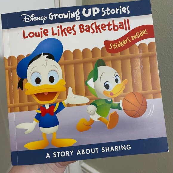 Disney - Louie Loves Basketball - Book - MUST BE BUNDLED, MARKED DOWN - Picture 1 of 3